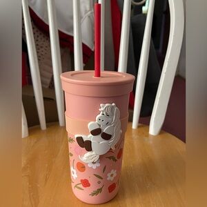 Starbucks Year of the Horse Tumbler with Straw Lunar New Year